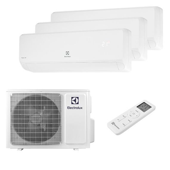 Мультисплит система на 3 комнаты Electrolux EACS/I-07 HMB FMI/N8_ERP/in + EACS/I-09 HMB FMI/N8_ERP/in x 2 / EACO/I-24 FMI-3/N8_ERP