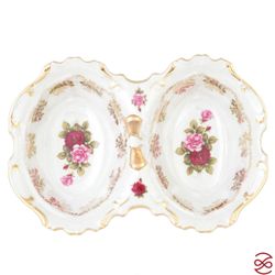 Менажница Queen's Crown Роза перламутр 26 см