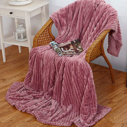 Плед "АВТ. SOFT PLUSH-012", микрофибра, Россия.