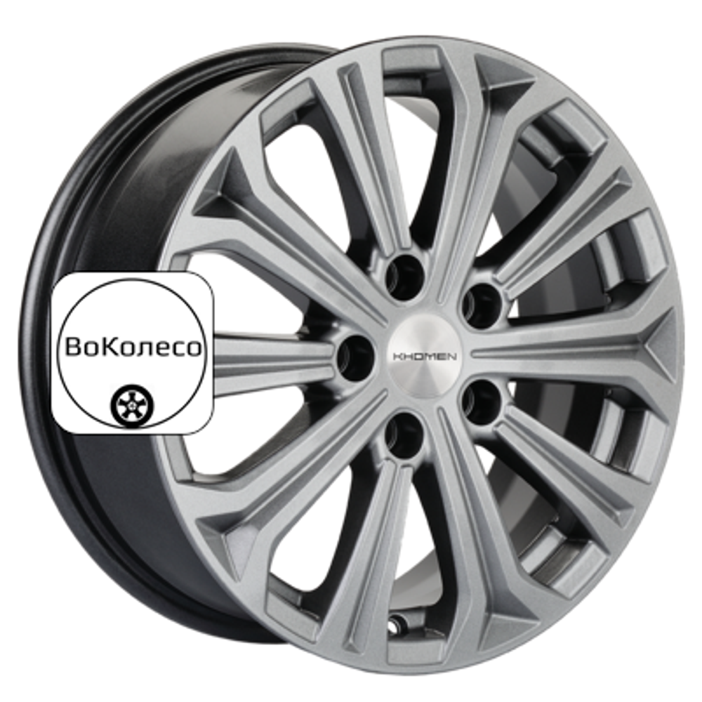 6,5x16/5x114,3 ET45 D60,1 KHW1610 (Toyota/Suzuki) Gray Khomen Wheels