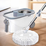 Набор для уборки: ведро с металлической центрифугой 47*26*25см, швабра с телескопической рукояткой 1