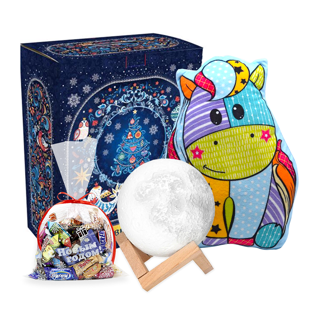 Детский новогодний подарок с символом года "К звездам"