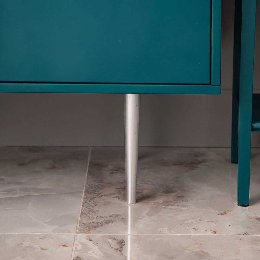 Тумба под ТВ Арт Колор matte 155см Стайл Сильвер Зеленый бирюзовый матовый