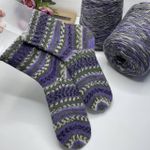 Носочная пряжа D&G YARN 75% меринос супервош 25% полиамид