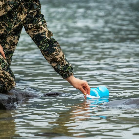 Фонарь-бутылка складной 100 LM, IPX7, солнечная батарея+USB (HS-SB-9104-0001) Helios