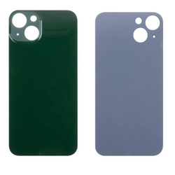 Задняя крышка для Apple iPhone 13 Зеленый (широкий вырез под камеру) - Премиум