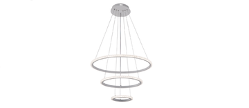 Подвесная светодиодная люстра 120W 3000К-6000K 6388/3 WHT белый Profit Light.