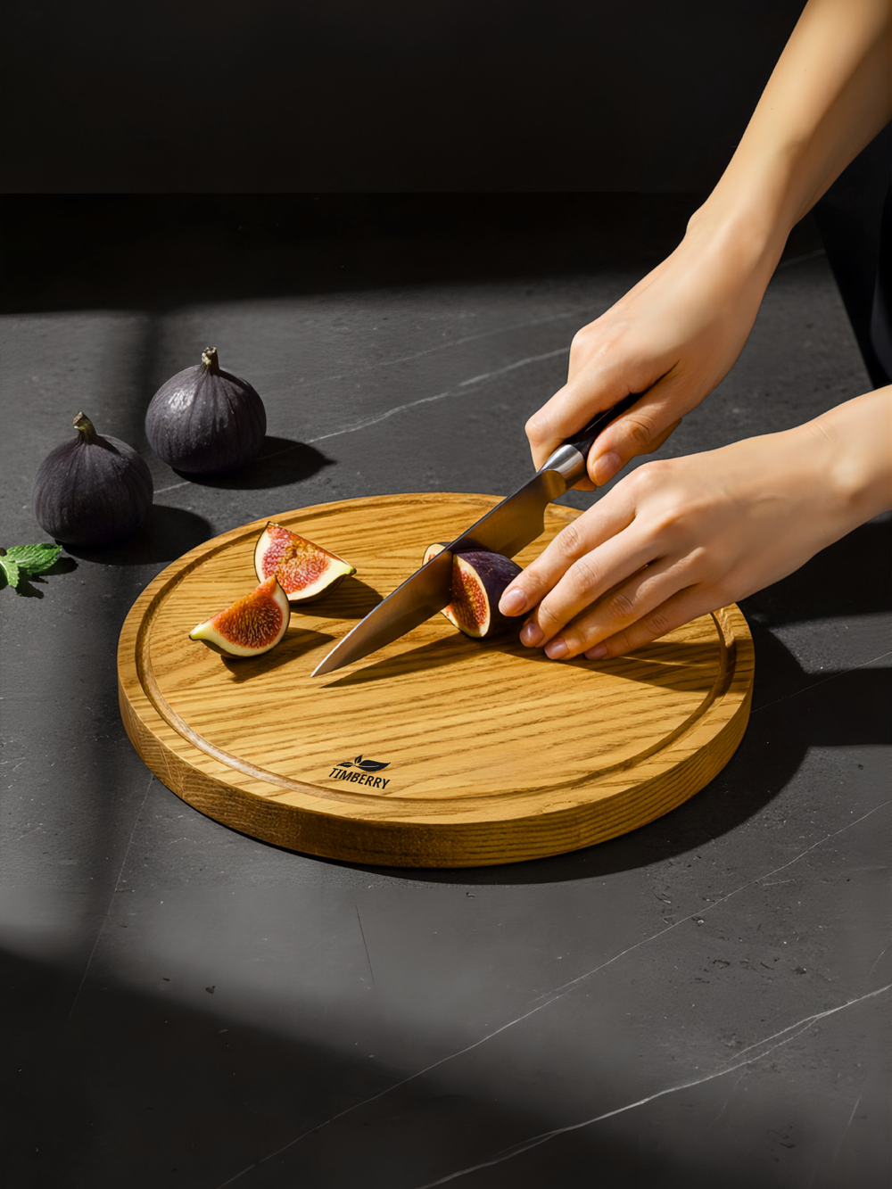 Разделочная доска круглая 30 см