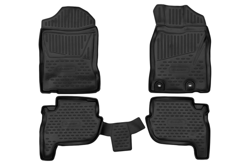 Коврики 3D в салон для TOYOTA Rush II 2017-н.в.правый руль, внедорожник 4шт. (полиуретан)  AFM3DA36087210K