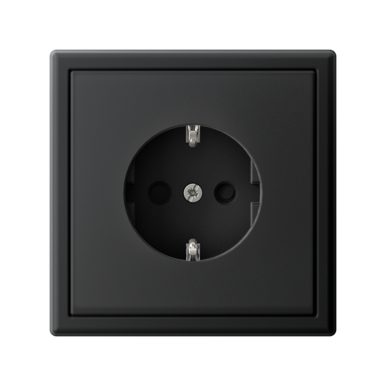 Розетка ArtGallery 16А с заземл. со шторками быстрозажим. клем. механизм карбон SE GAL001045S