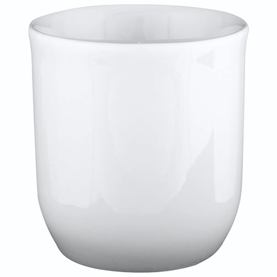 Белый стакан для зубочисток из фарфора (Цвет: белый)