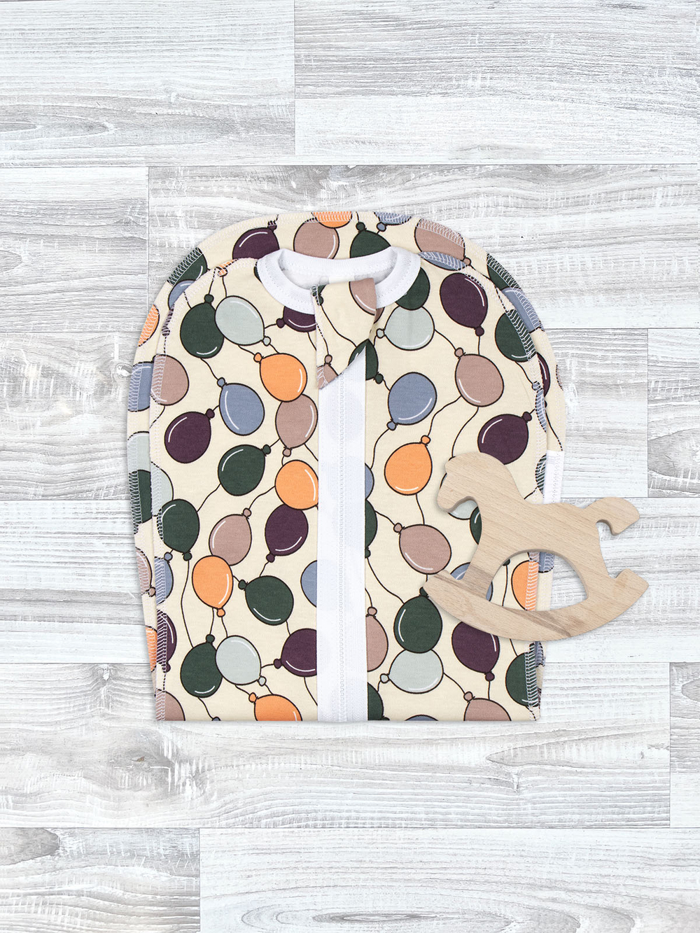 Пелёнка-кокон Mjölk Шарики