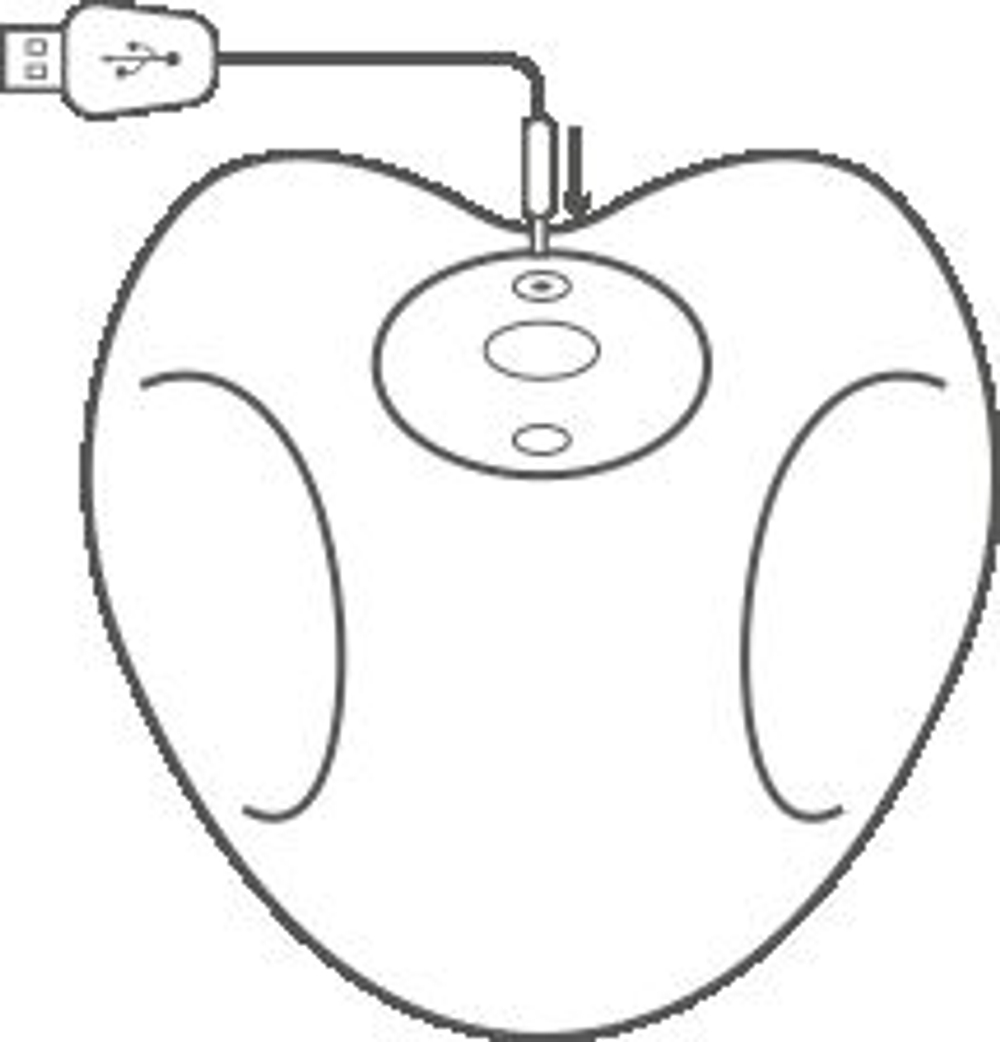 Стильный фиолетовый вибромассажер Heart Throp (Цвет: фиолетовый)