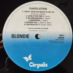 Винтажная виниловая пластинка LP Blondie Plastic Letters (EU 2015)