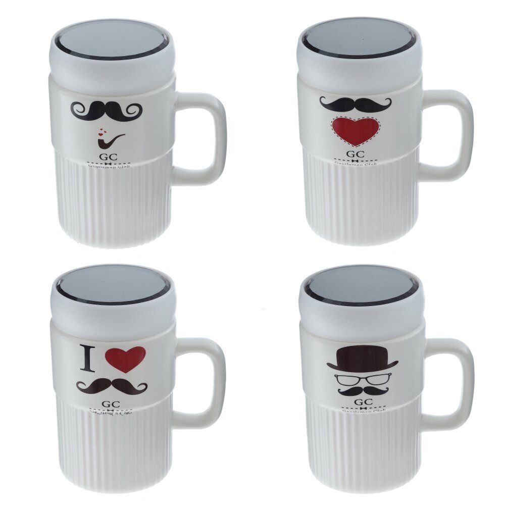 GAEM Кружка с крышкой, 300 мл, L11 W7 H13 см, 300в.