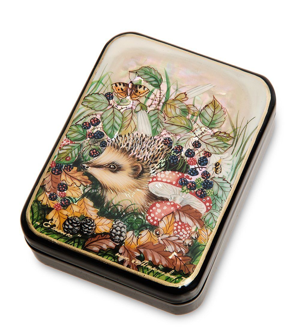 ШК-55/156-B Шкатулка «Ежик» исп. Маркова