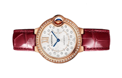 CARTIER Blue Balloon Collection Automatic Mechanical Movement Women"s Watch Watch 33mm Silver Dial