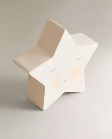 ZARA HOME Детский светильник в форме звезды, бежевый