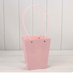 Пакет подарочный 20х17х12 Ваза для цветов (Розовый)