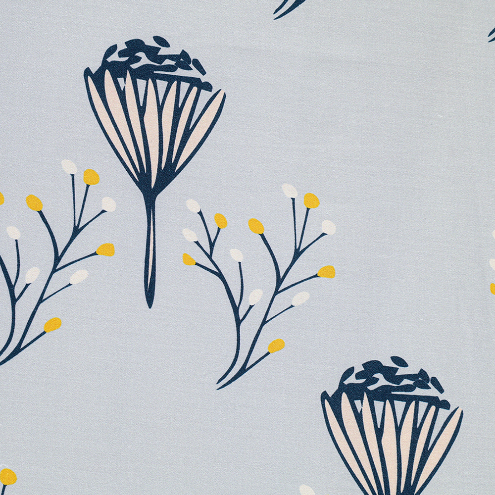 Набор наволочек "Полевые цветы" из премиального сатина из коллекции russian north, 50х70 см