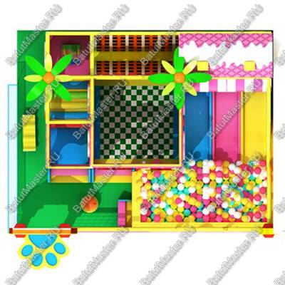 Детский игровой лабиринт «Спуски и печеньки»