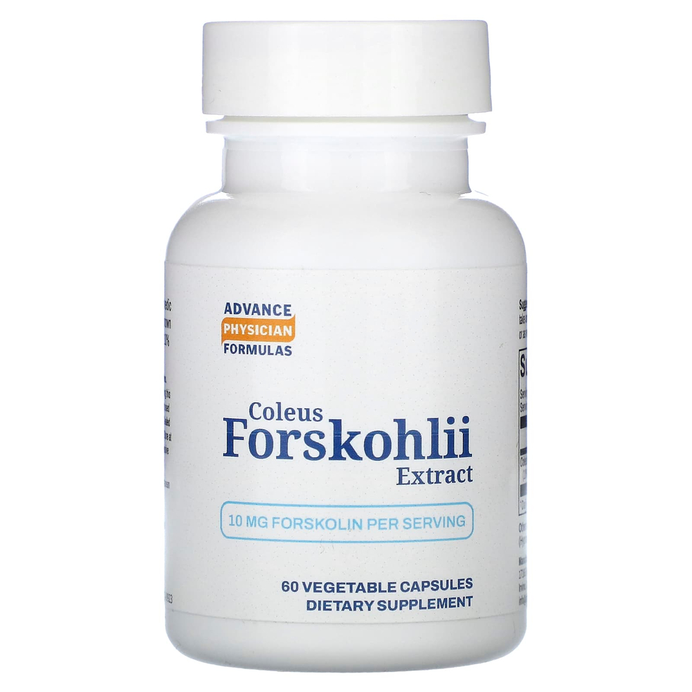 Advance Physician Formulas, экстракт мяты тропической (Coleus forskohlii), 100 мг, 60 вегетарианских капсул