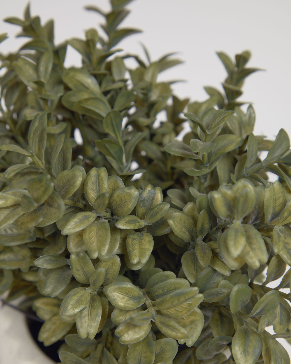 Искусственное растение Milan Leaves в белом керамическом горшке 23.5 cm