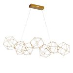 Люстра Lucciola 7A matt gold