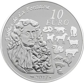 10 евро 2017 Франция «Китайский гороскоп - год петуха»