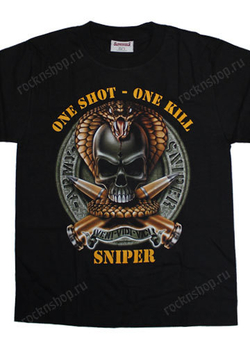 Футболка One Shot - One Kill SNIPER