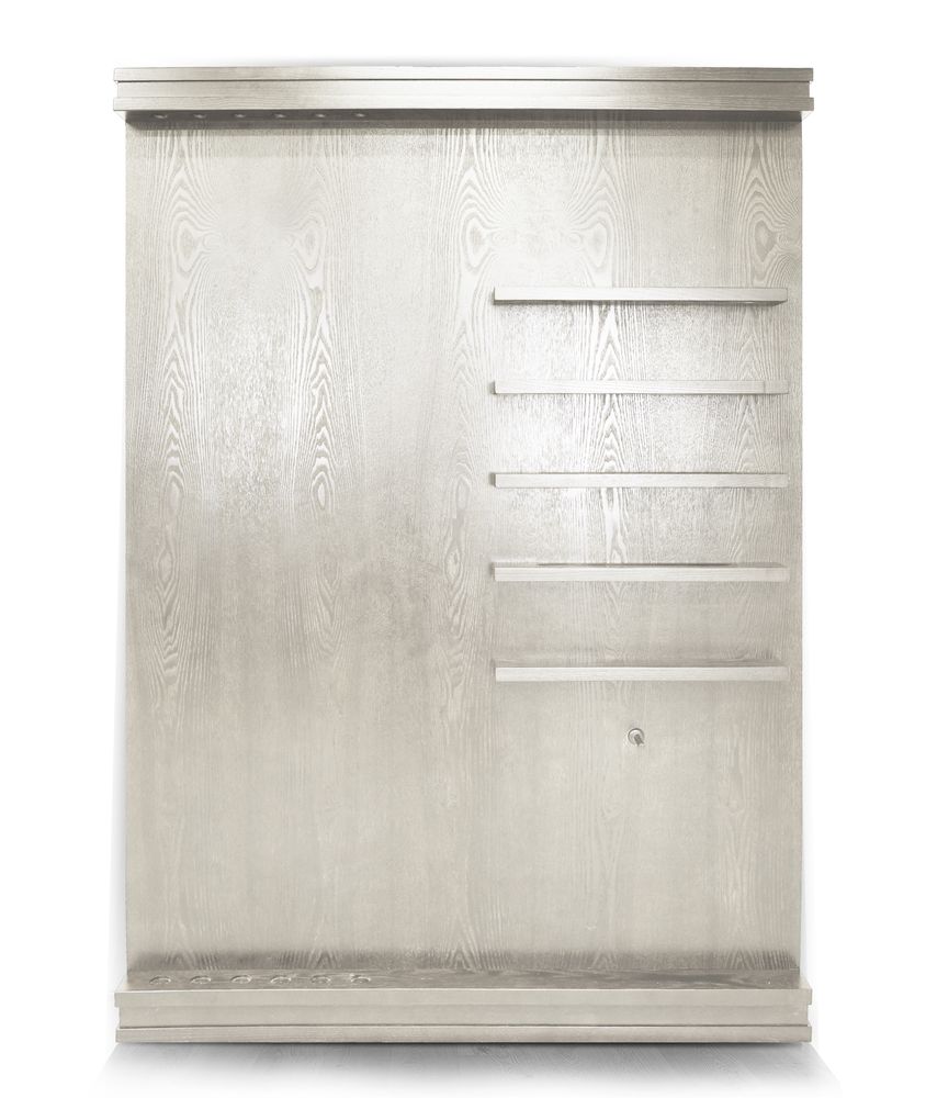 Киевница SOHO ясень/мдф/шпон (№1,Декор серебро,Manchester 45 Yellow green ш1,98м)