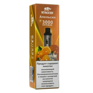 Купить Одноразовый Pod Attacker - Апельсин (3000 затяжек)