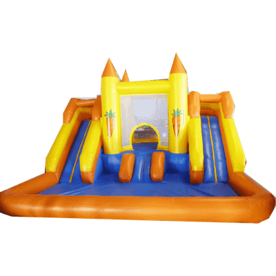 Батут "Морковка" с бассейном