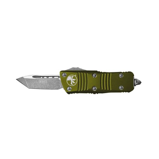 Автоматический нож Microtech 240-10APOD Mini Troodon c клинком из стали CTS-204P, рукоять алюминий