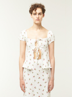 Топ Strawberry Pointelle Sweetheart Prairie