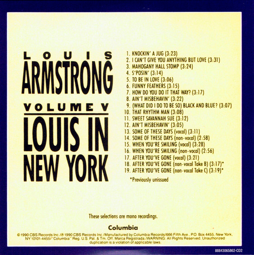 Louis Armstrong / Original Album Classics: The Okeh, Columbia & RCA Victor Recordings 1925-1933 (5CD)