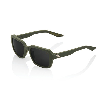 Спортивные очки 100% RIDELEY Soft Tact Army Green - Black Mirror Lens