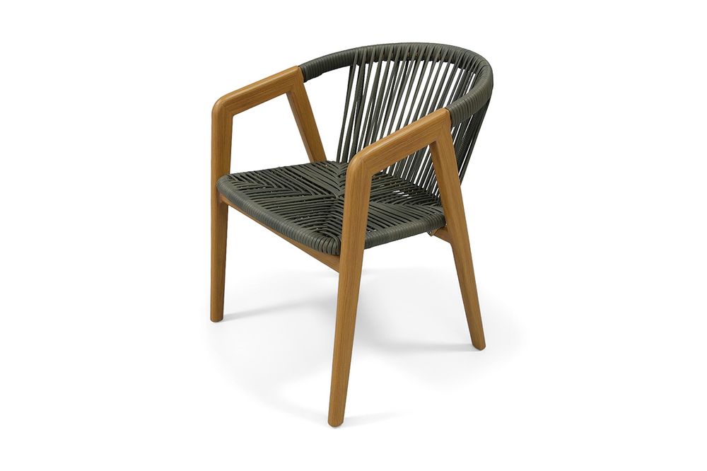 "Будапешт" стул из искусственного ротанга, цвет темно-серый