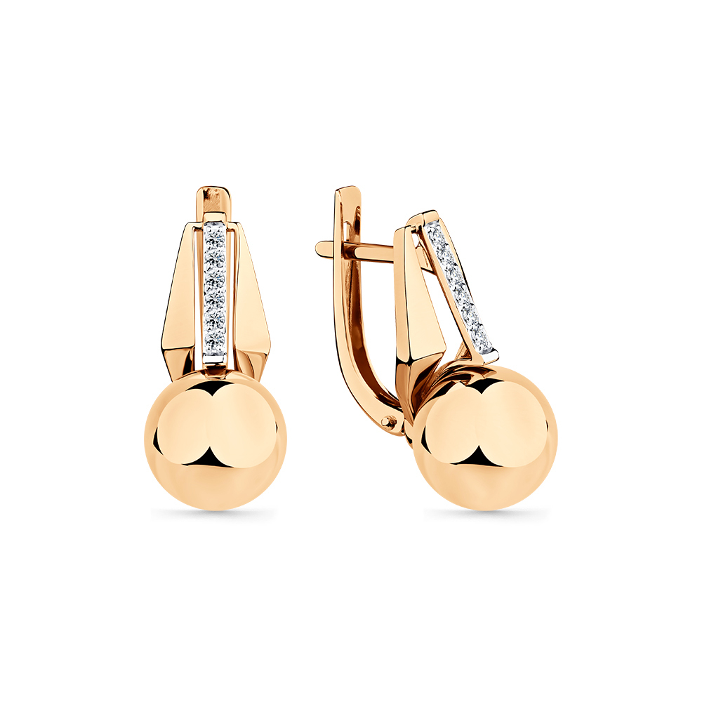Серьги из золота 585 пробы