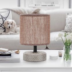 Настольная лампа Rivoli Eleanor 7070-502 1 * Е14 40 Вт керамика кофейная | Rivoli