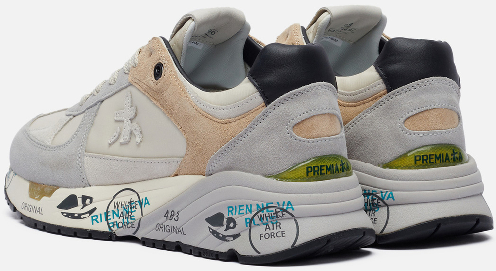 Premiata Mase 5490 Серые с бежевым