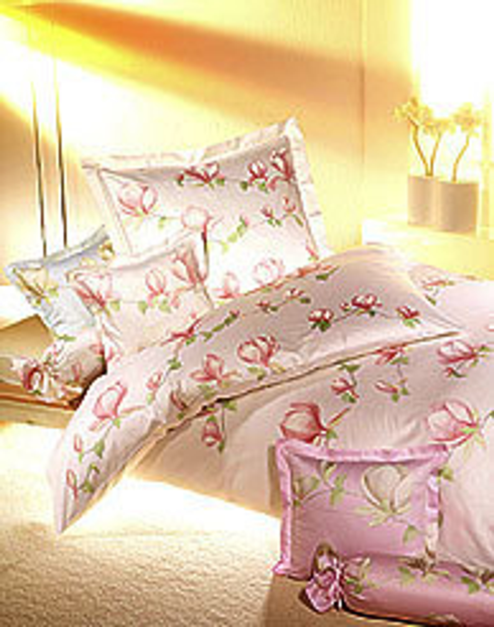 Наволочка 40x15 Elegante Magnolie розовая Германия