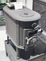 Печь-камин LOKI Alaska на высоких ножках