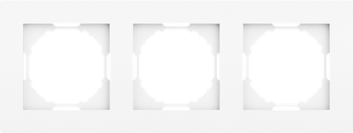 Рамка 3-я, глянцевый белый, серия A07