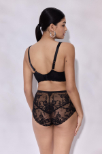 Черный бюстгальтер-бралетт Sublime с мягкими +size чашками (Размер: 85F) (Цвет: черный)