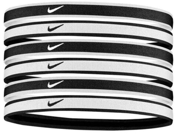 Резинка на голову Nike Tipped Swoosh Sport Headbands 6PK 2.0 - белый