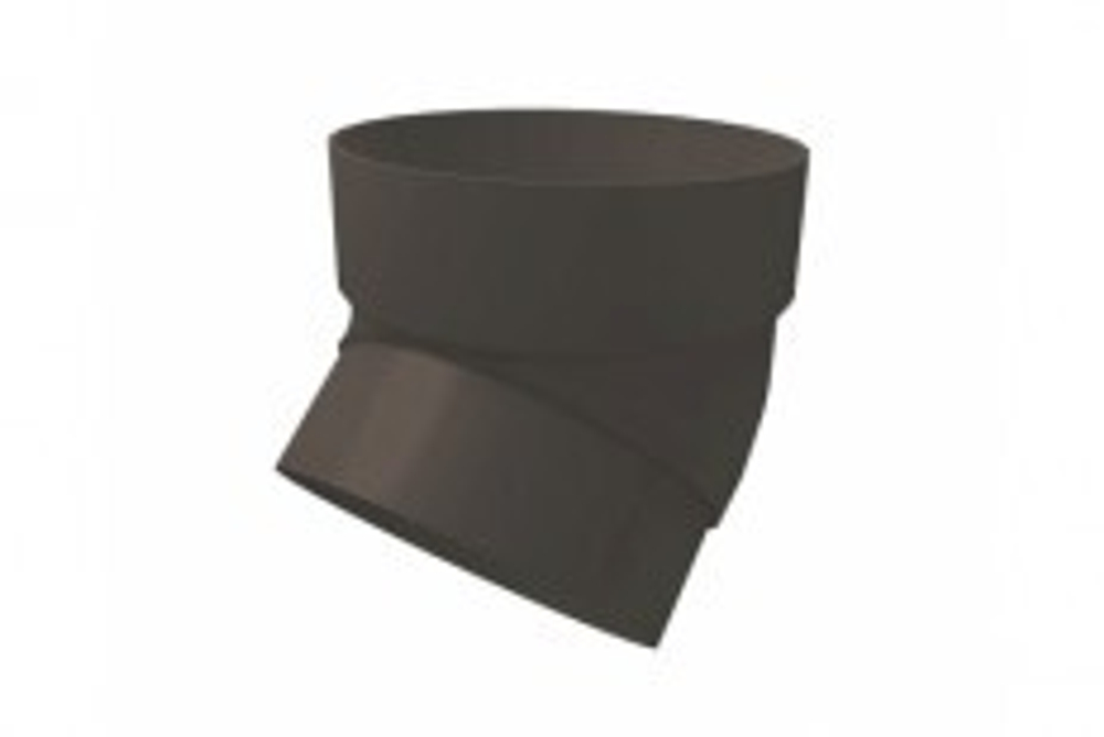 Колено трубы 45гр. ПВХ Grand Line Стандарт, графит