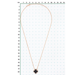 Колье из красного золота с ониксом