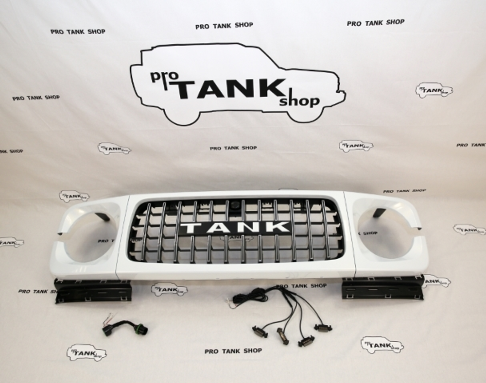 Решетка радиатора (БЕЛАЯ) с габаритами для TANK 300