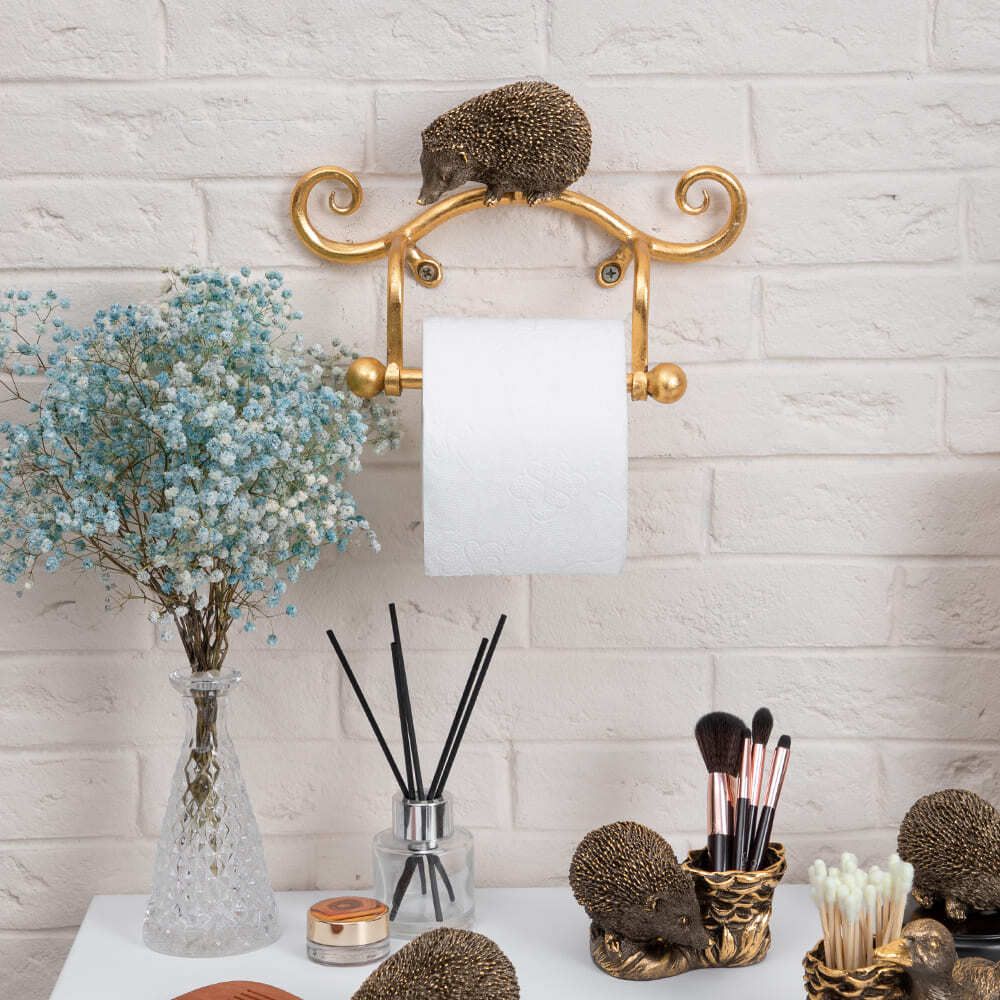 Держатель для туалетной бумаги Ежик Барб Бронза